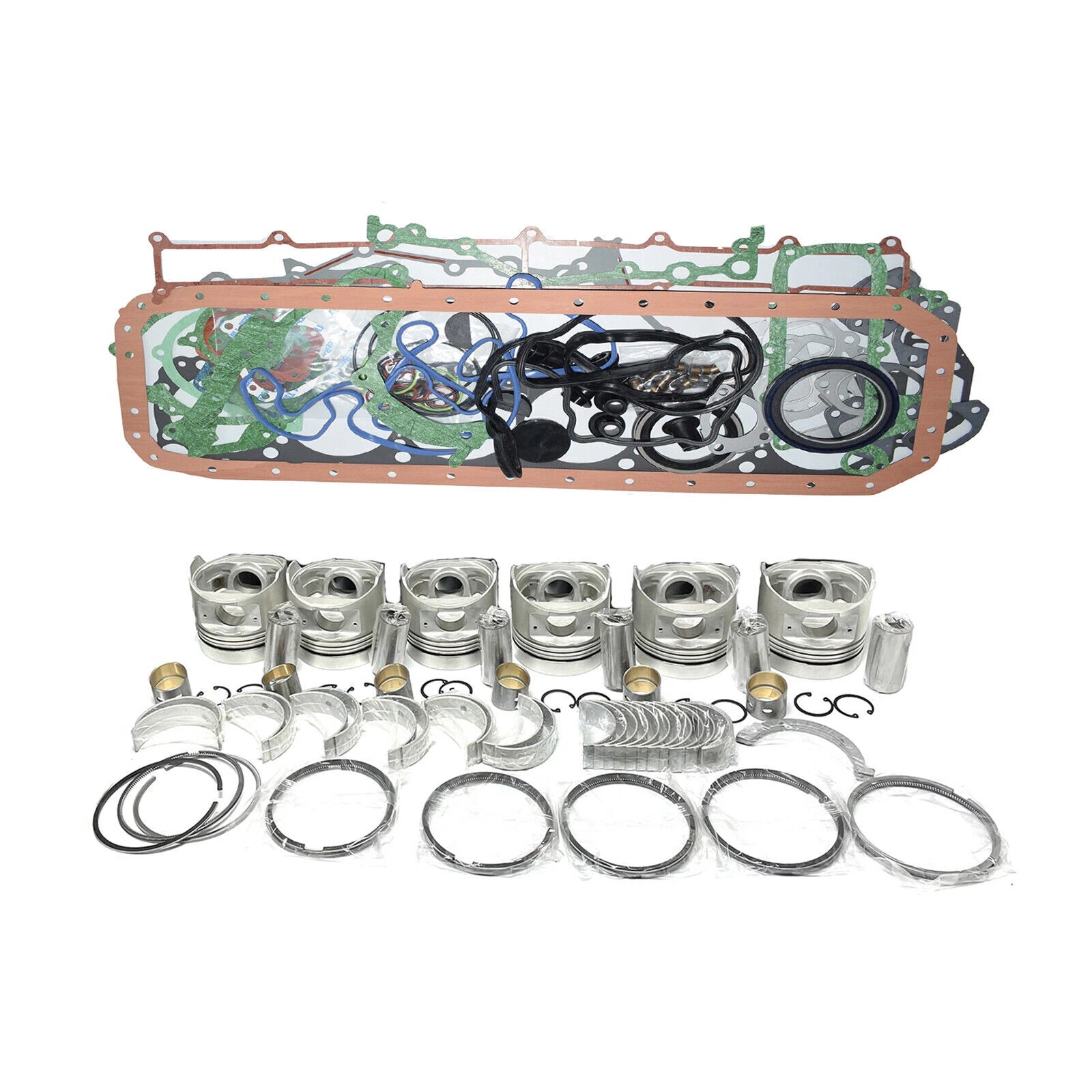 Overhaul Rebuild Kit for Isuzu 6HK1 Engine (No Liner)