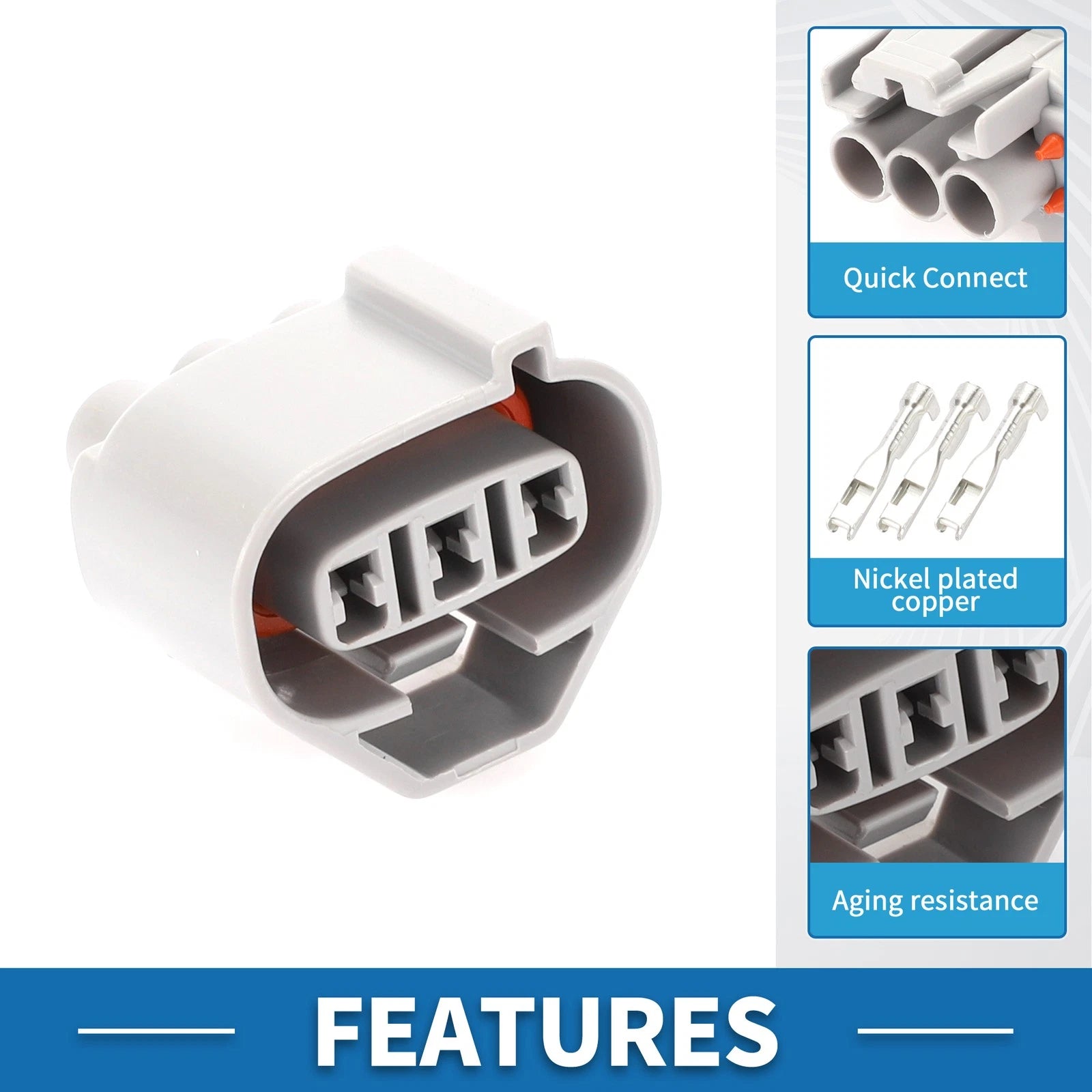 3 Pin Idle Air Control IACV Connector Plug for Honda K20 (2002–2006)