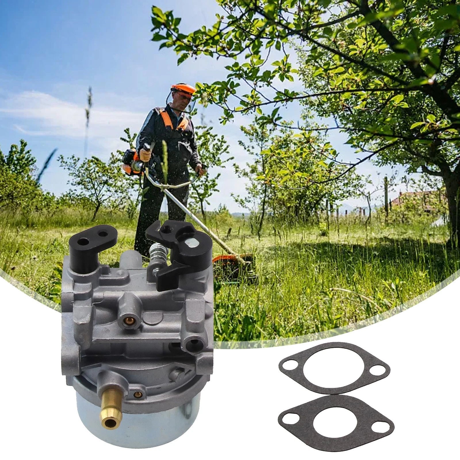 2pcs Carburetor Gaskets for AS30 (15004-0962, 15004-7010)