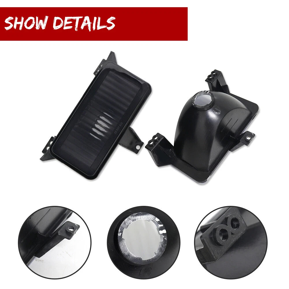 Smoked Front Turn Signal Park Lamps for Chevrolet GMC Pickup Truck (1983–1987)