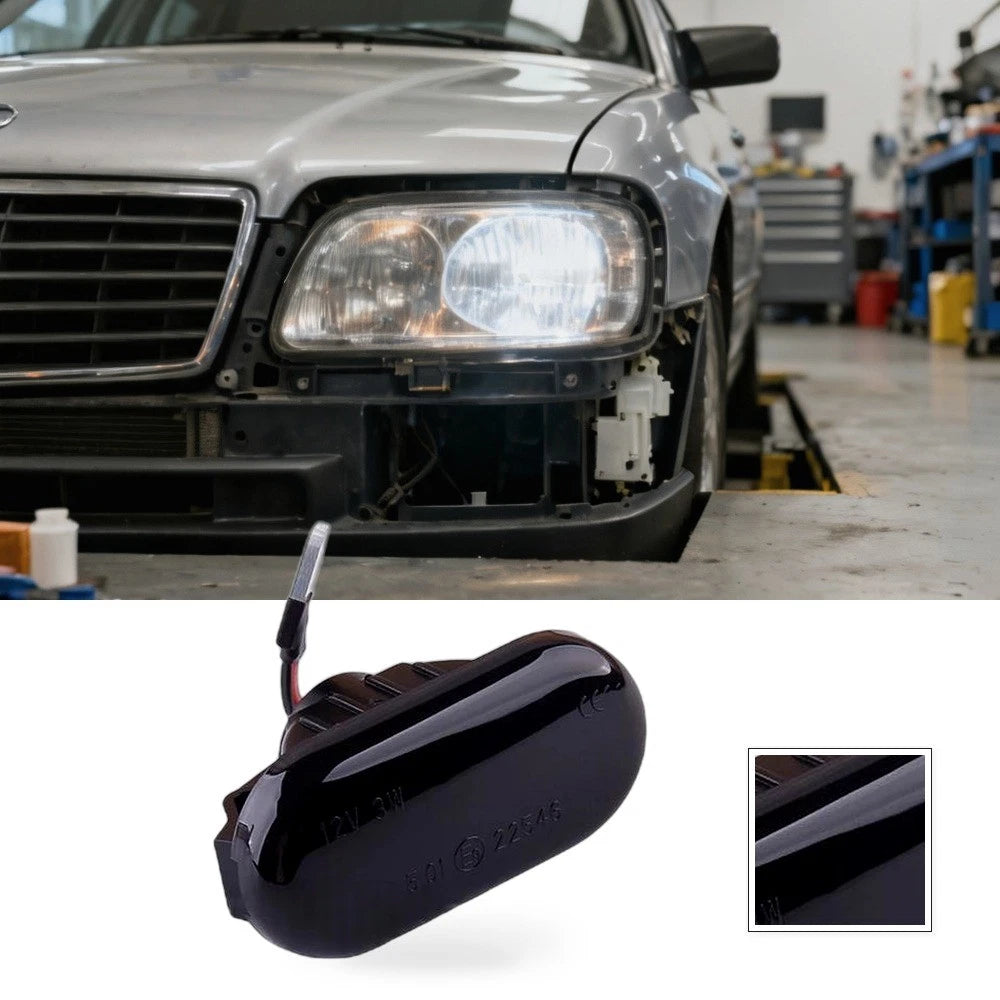 Side Turn Signal Light for Nissan Navara D40, Qashqai, Pathfinder (2005–2015) Chrome