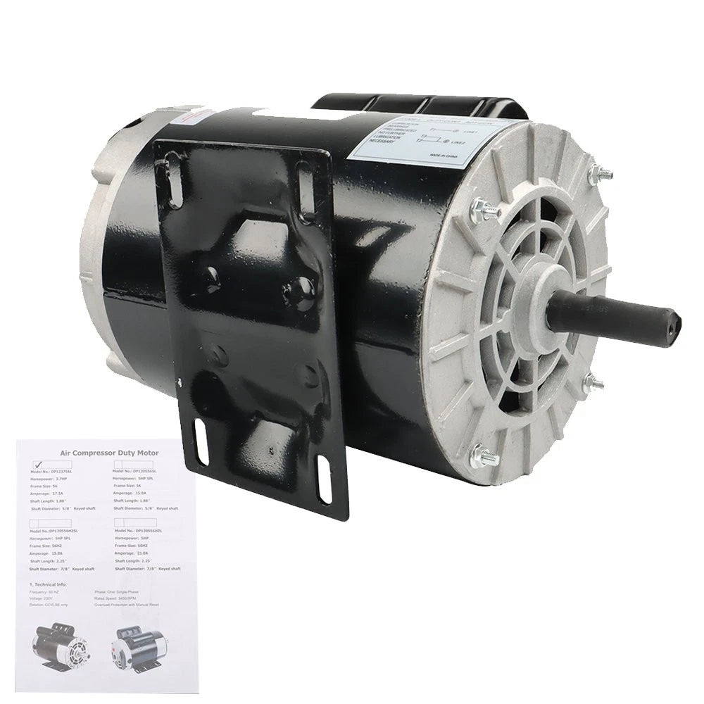 Electric Motor Compressor for 56 Frame (230V, 3.7HP)