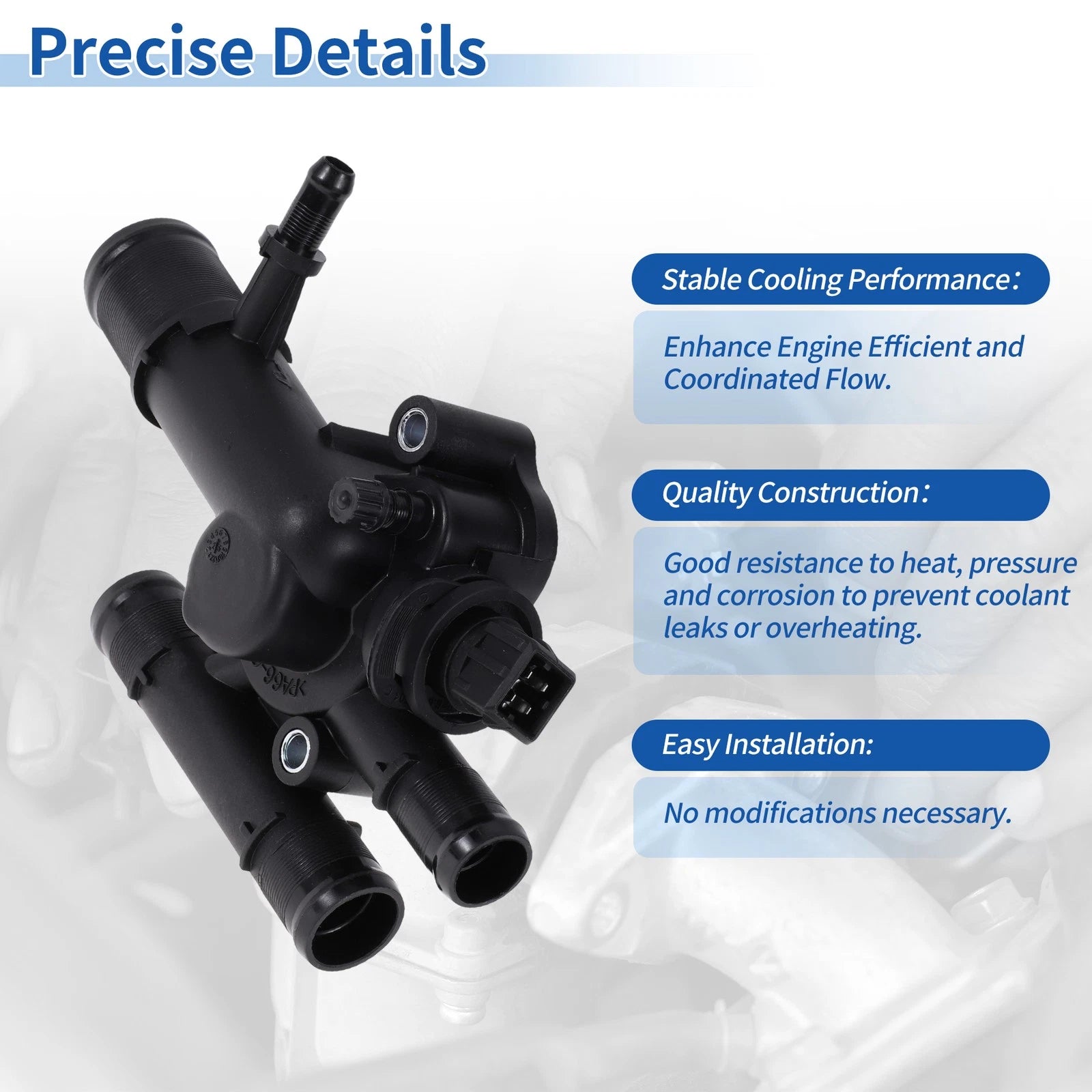 Engine Coolant Thermostat Housing Assembly No. 1106100QAB for Nissan Interstar (2002–2010)