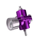 Adjustable Fuel Pressure Regulator with Oil Gauge Fitting for Automotive