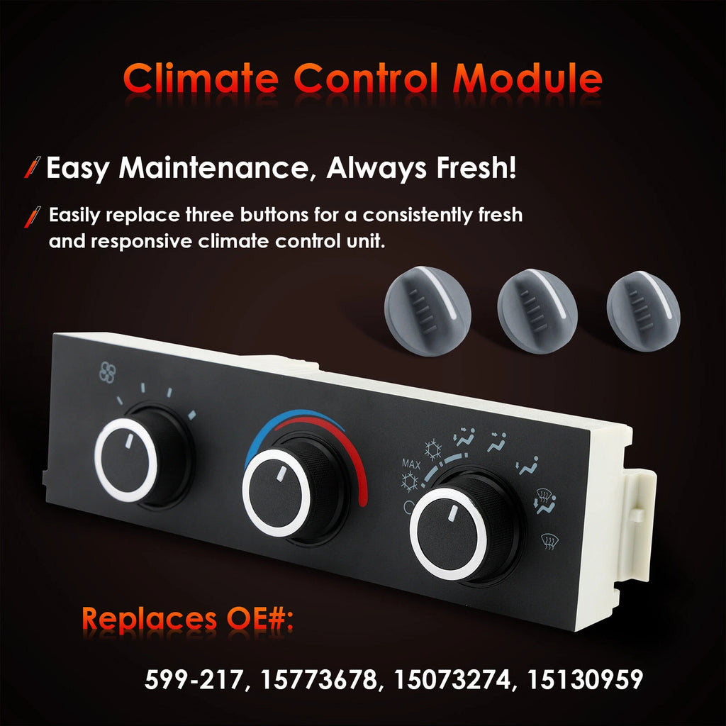 HVAC Climate Control Module for Chevrolet Express GMC Savana (1996-2020)