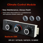 HVAC Climate Control Module for Chevrolet Express GMC Savana (1996-2020)