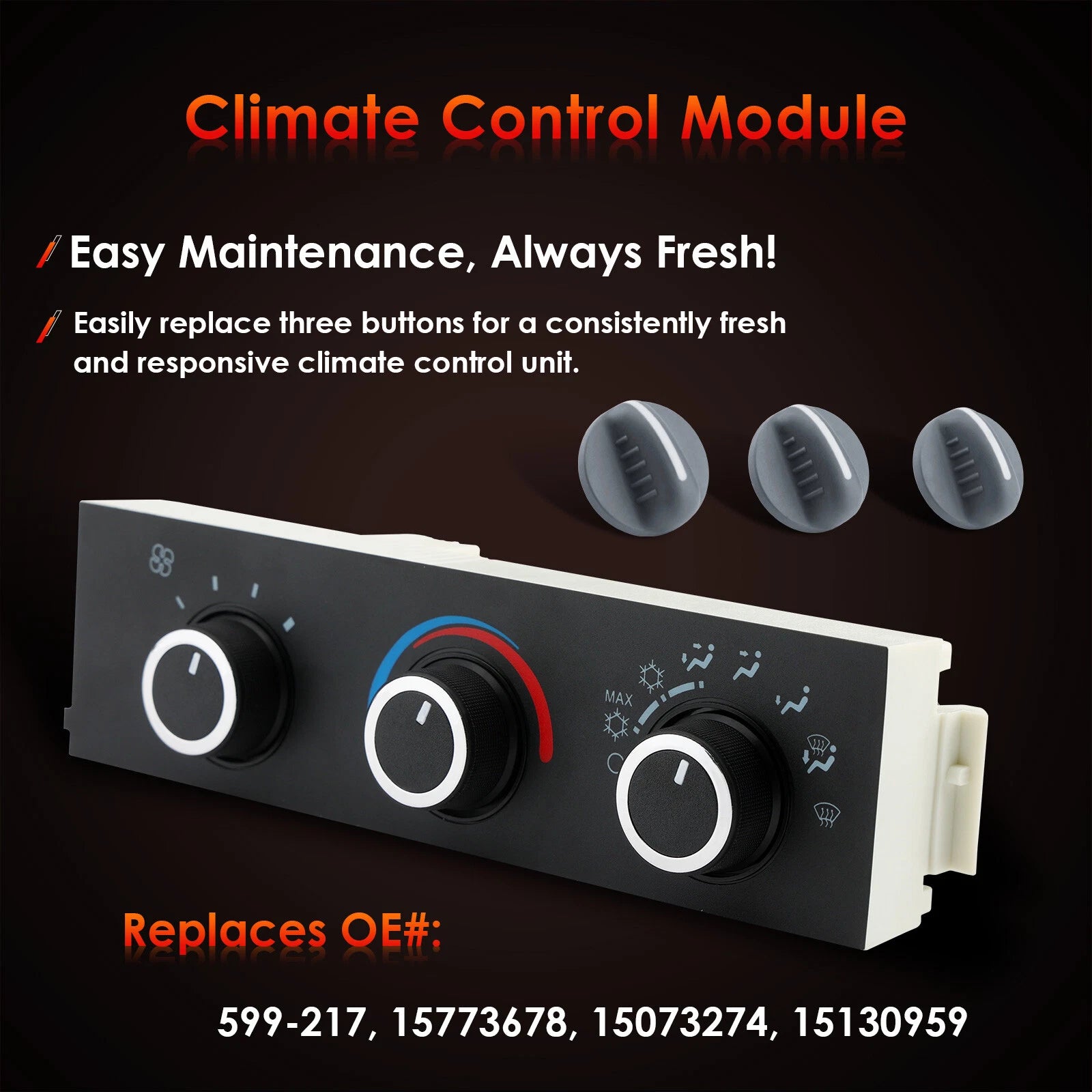 HVAC Climate Control Module for Chevrolet Express GMC Savana (1996-2020)