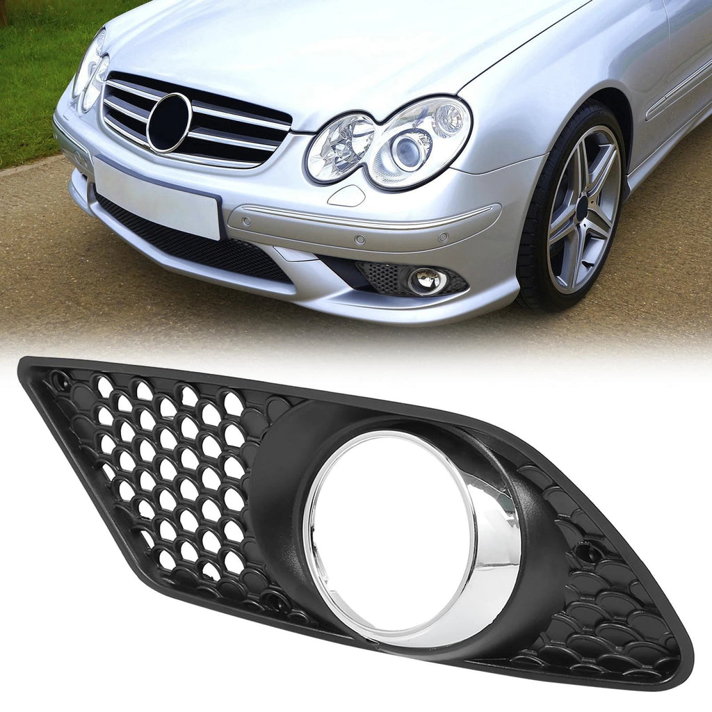 Left Side Fog Light Grille Cover A2048850353 for Mercedes-Benz C-Class (2008–2015)