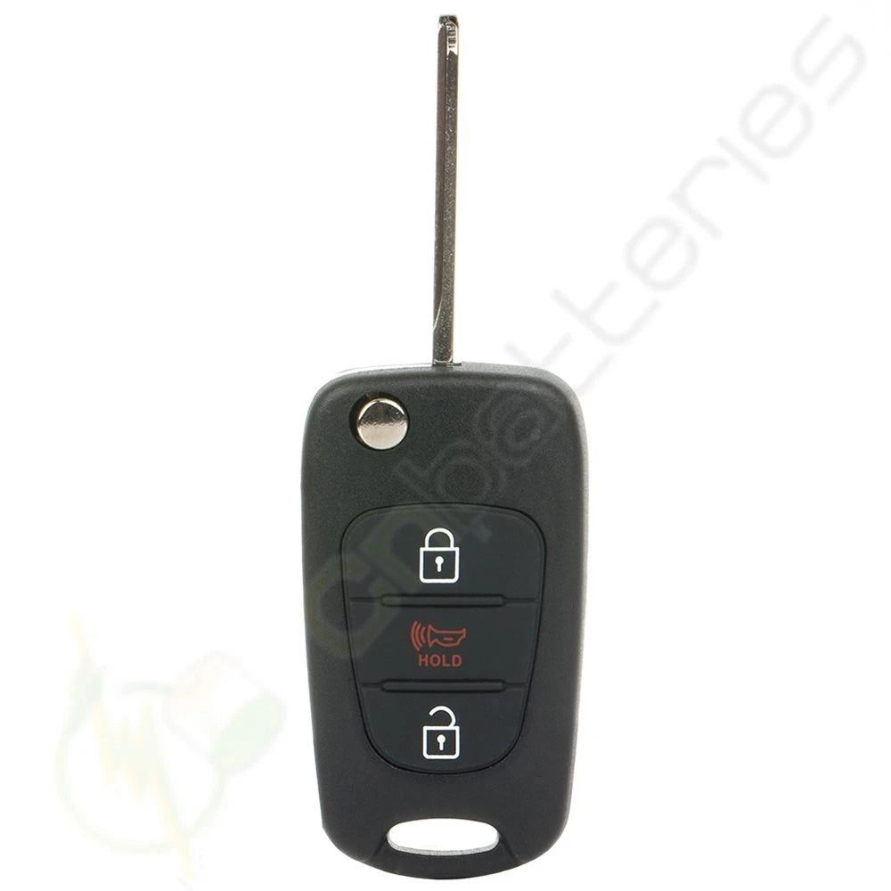 2X Keyless Flip Remote Car Key Fob for Kia Sportage (2012–2013) 3 Buttons