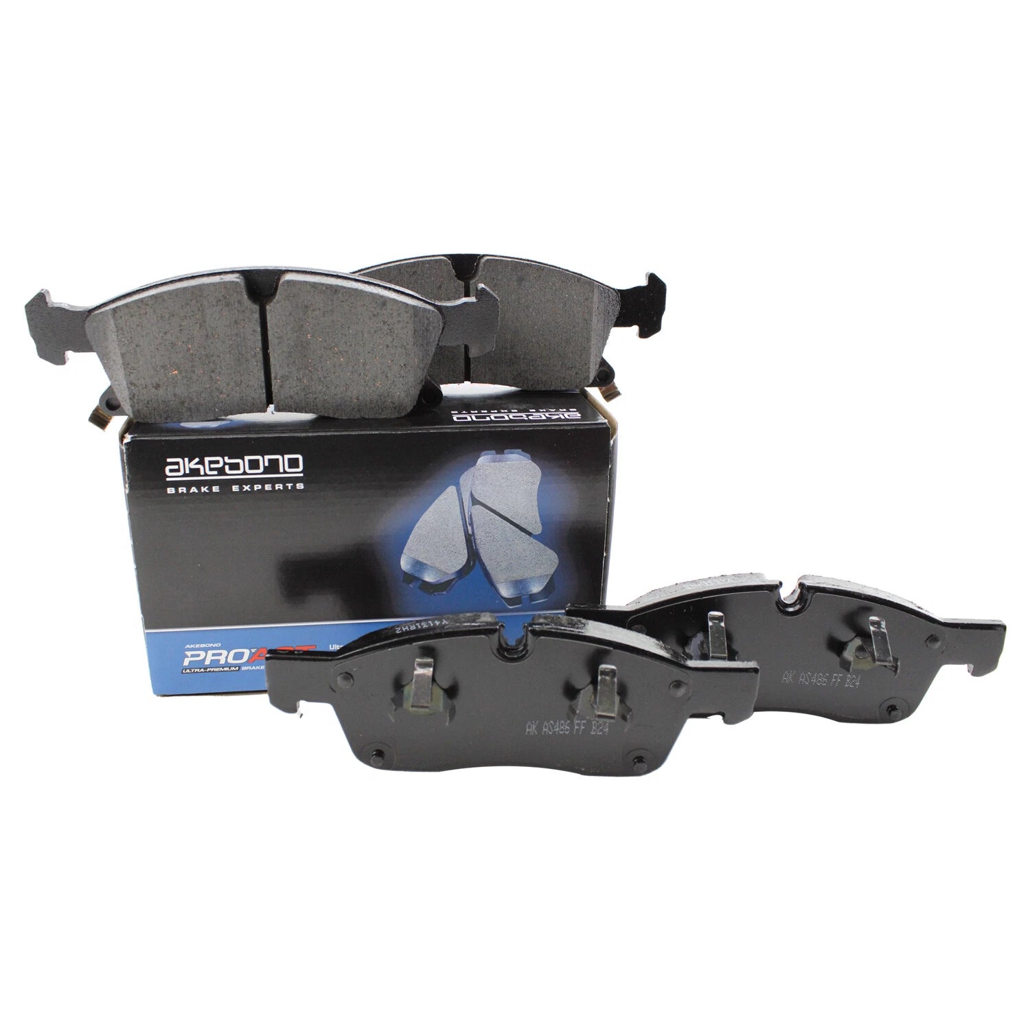 Set of 4 Akebono ProACT Front Ceramic Brake Pads for Durango Grand Cherokee