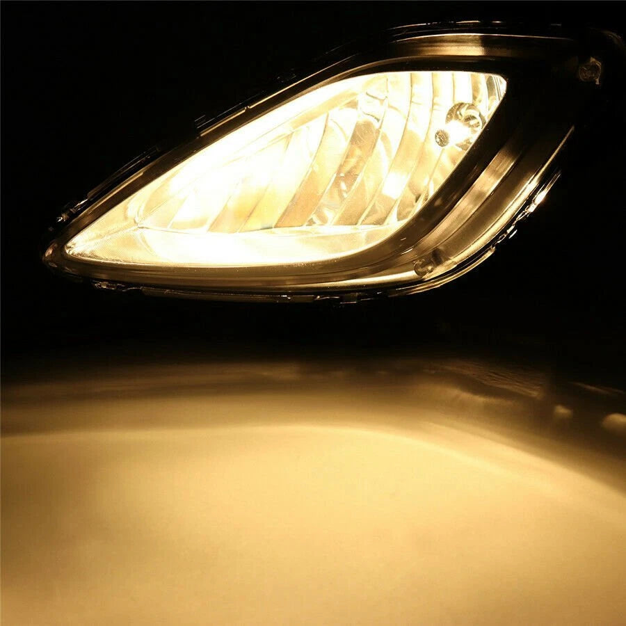Clear Front Bumper Fog Lights for Hyundai Elantra (2011–2013)
