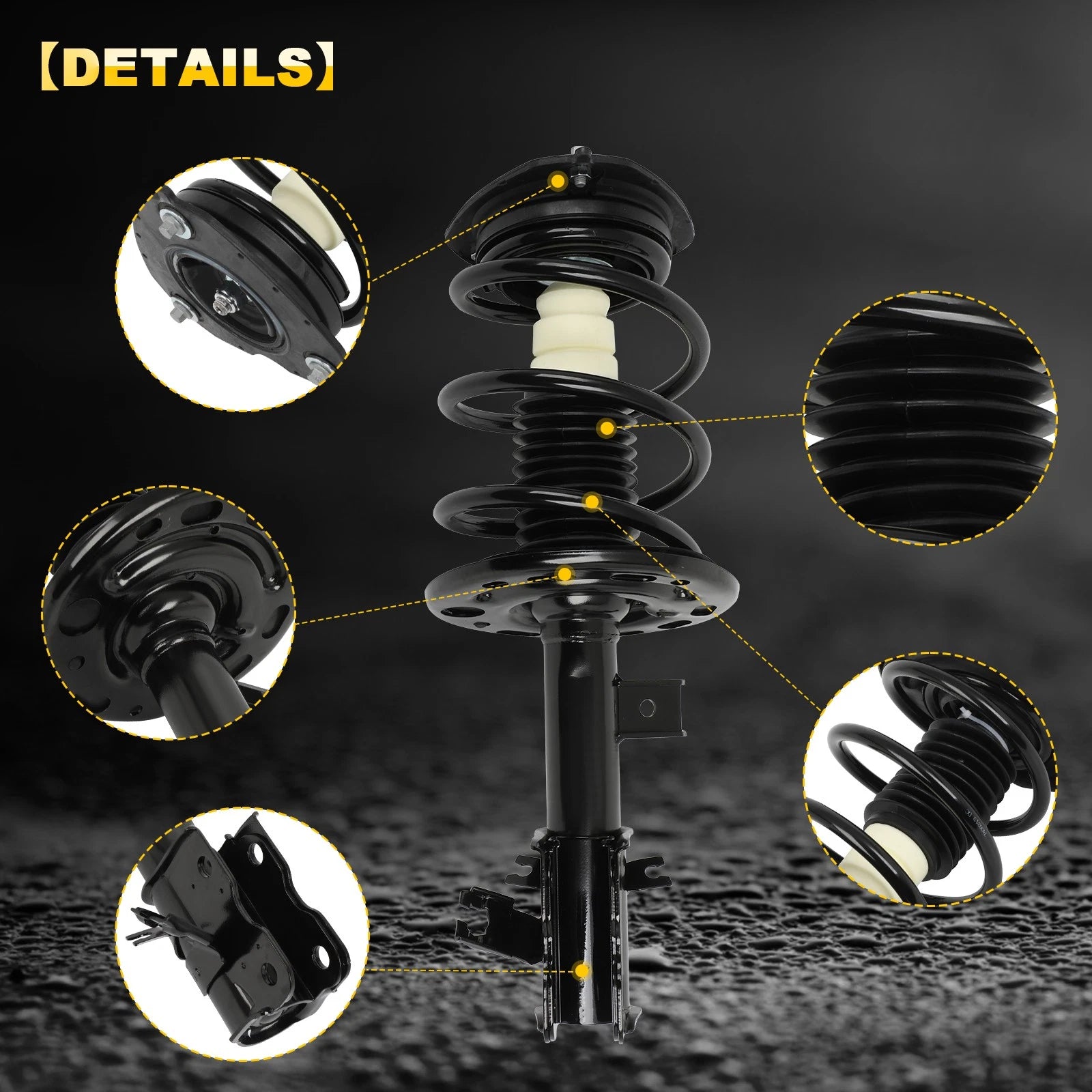 Set of 2 Front Complete Struts for Nissan Maxima (2009–2014)