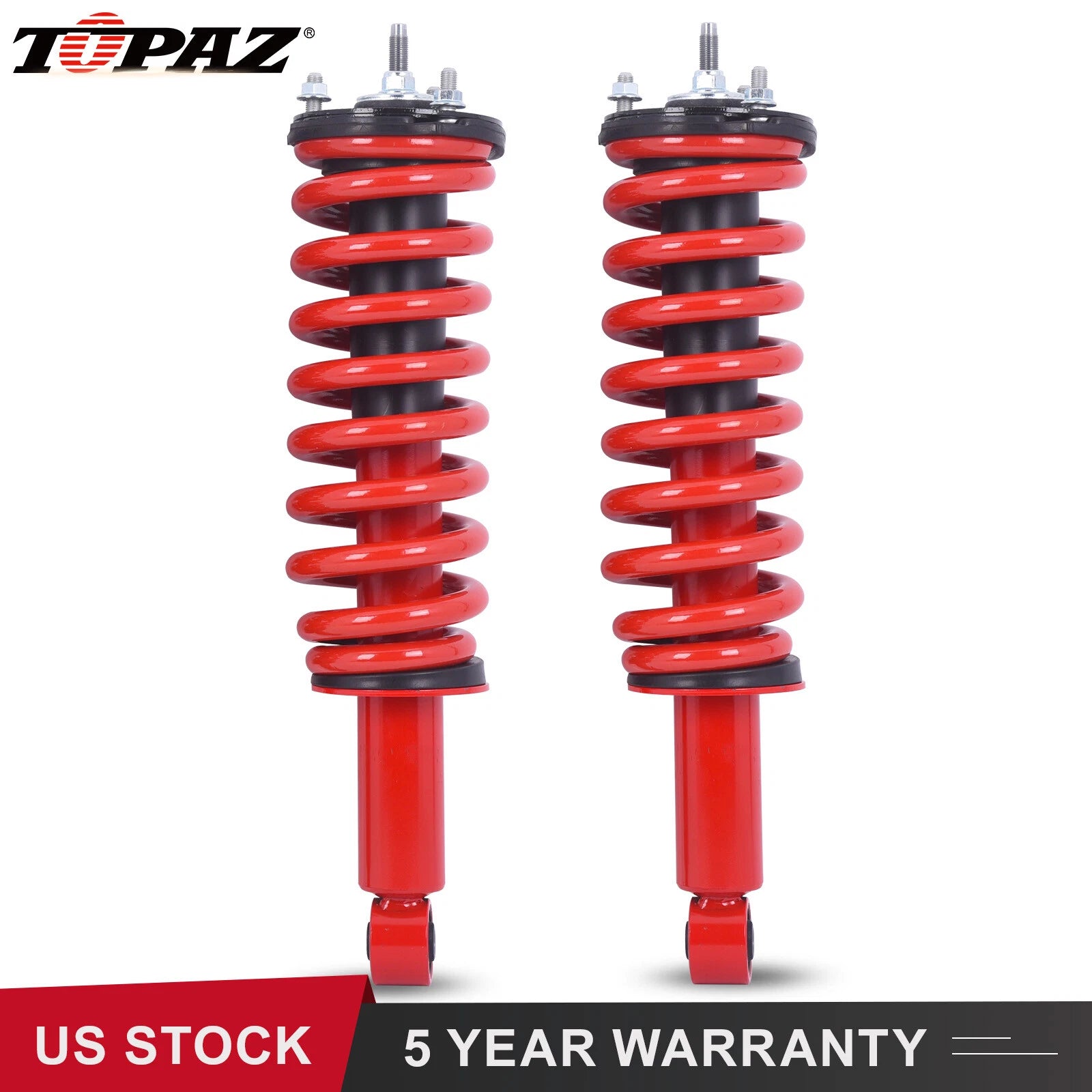 2X Front Complete Struts w/ Coil Spring Assembly for Toyota Sequoia (2001-2007)