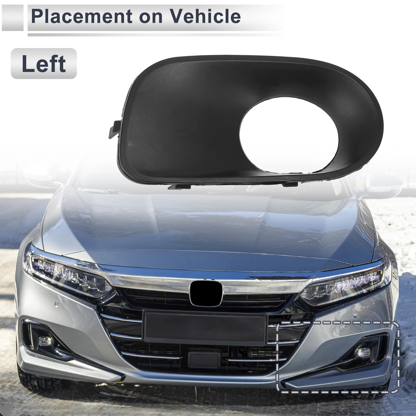 1 Pc Fog Light Grill for BMW X5 (2004–2006) No. 51117129299