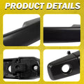 Exterior Door Handle for Nissan Frontier (2005–2008) - Black Painted, Left Side