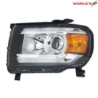 Set of 2 Halogen LED DRL Projector Headlights for GMC Canyon (2015–2022)