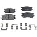 Rear Brake Disc Rotors and Pads Kit for Mitsubishi Montero (2000)