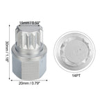 1 Pcs Wheel Lock Key Lug Nut Removal Tool for VW Audi 