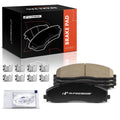 Set of 4 Front Ceramic Brake Pads for Ford F-250 F-350 Super Duty (2013–2021)