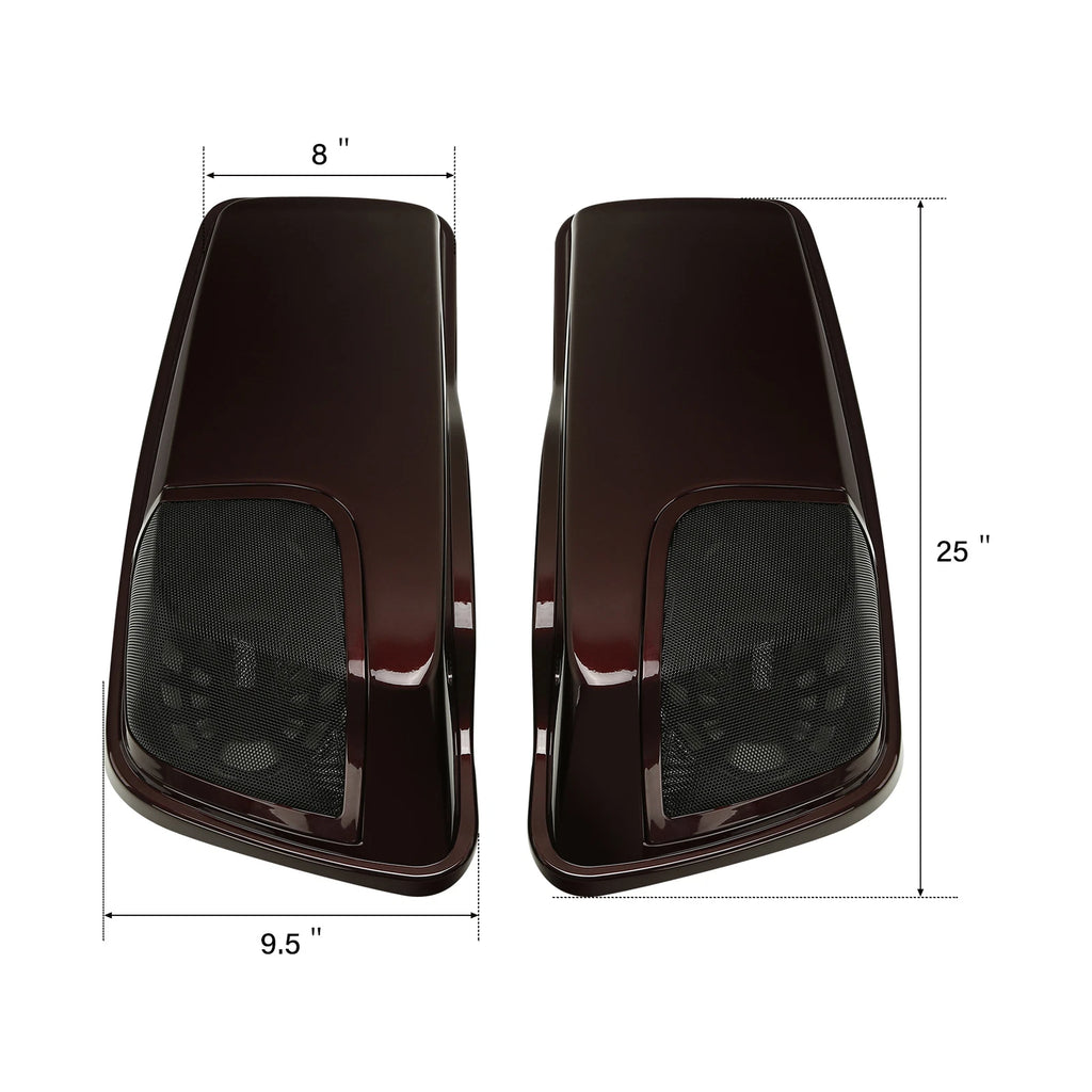 Hard Saddlebag Lids Speaker Grill for Harley Touring (2014–2024)