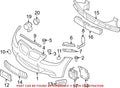 Tow Eye Cap for BMW (OEM 51118043981)