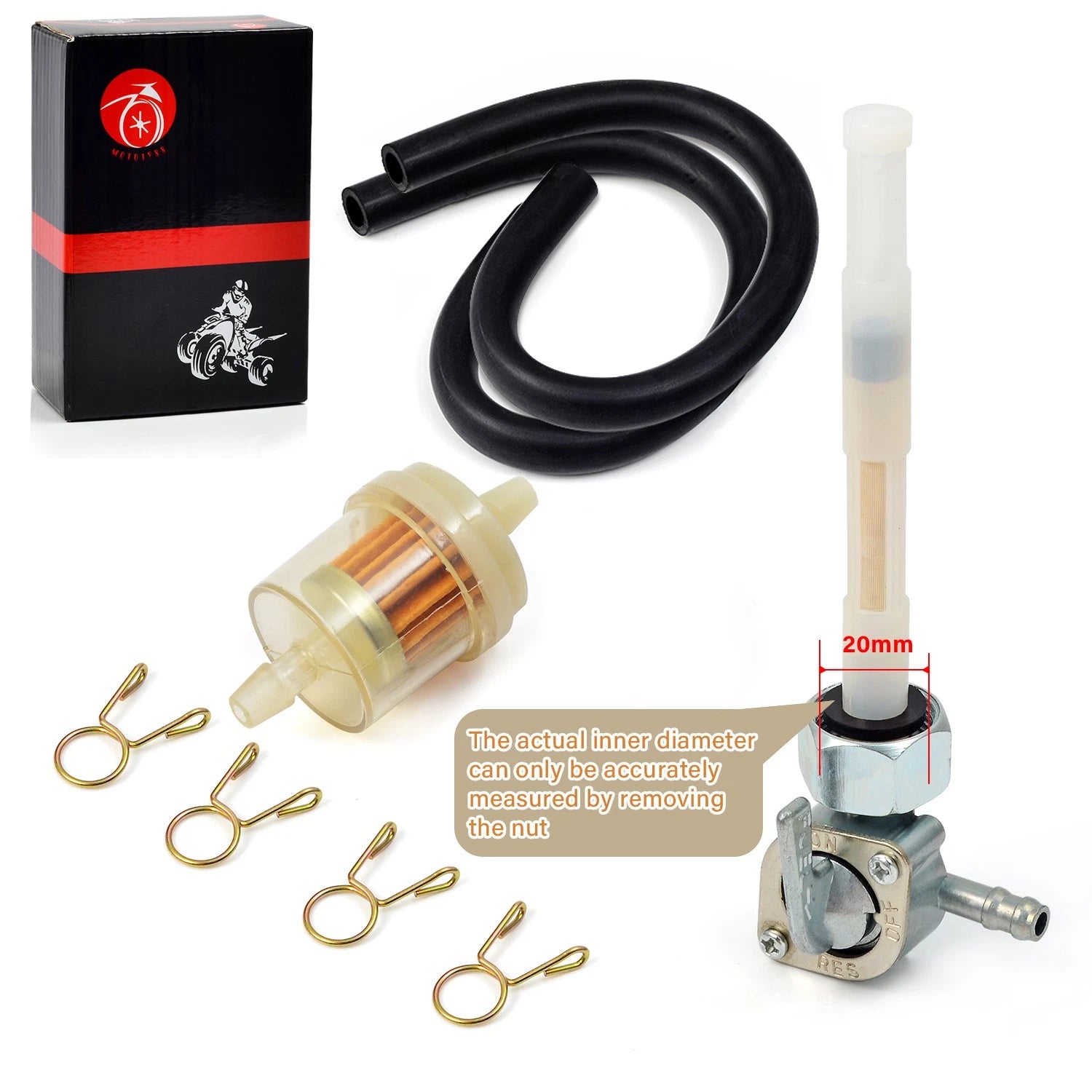 Fuel Valve Petcock for Honda CB400F CB550 CB750 (1970-1980)