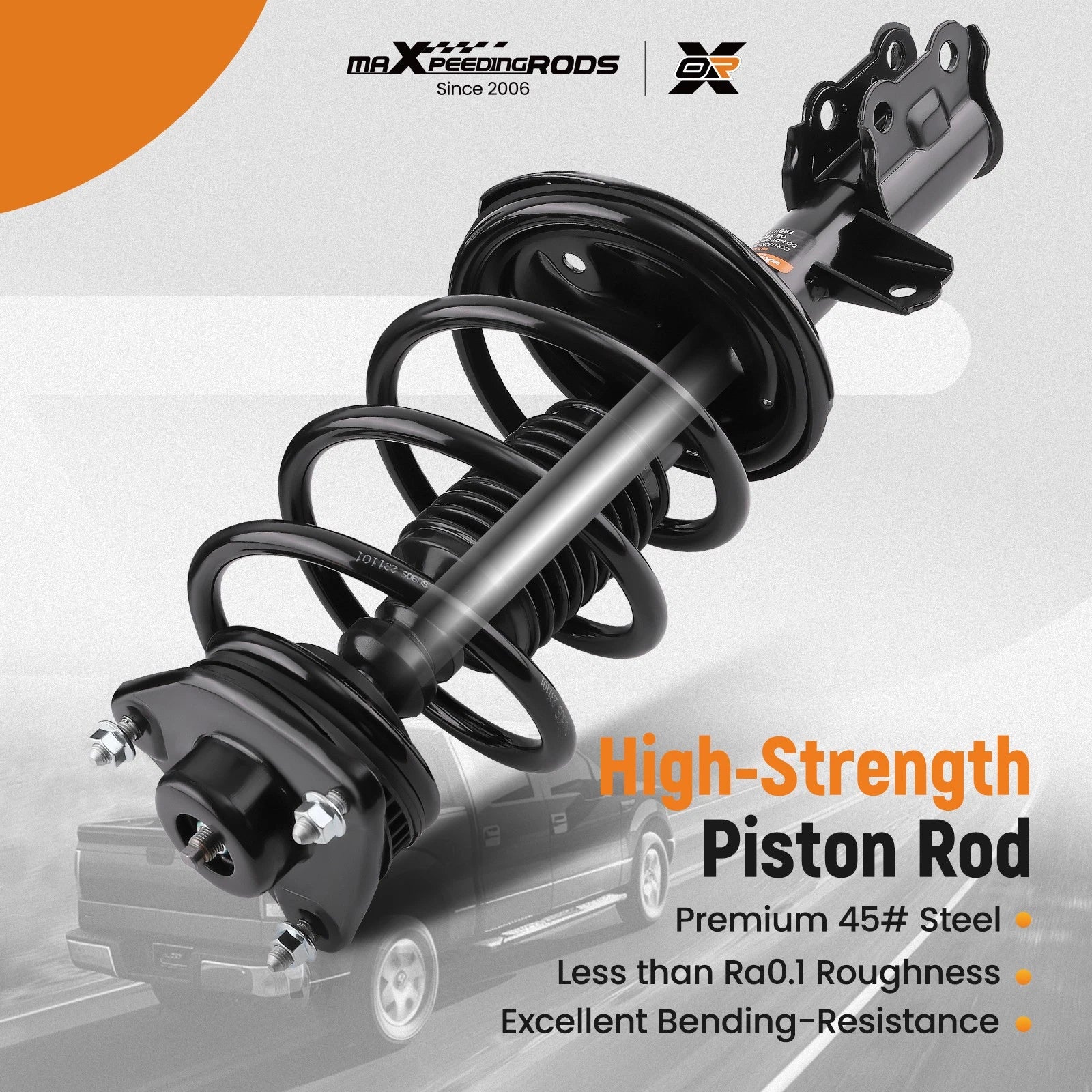 Complete Strut Set with Sway Bar Link for Kia Forte (2010-2013)
