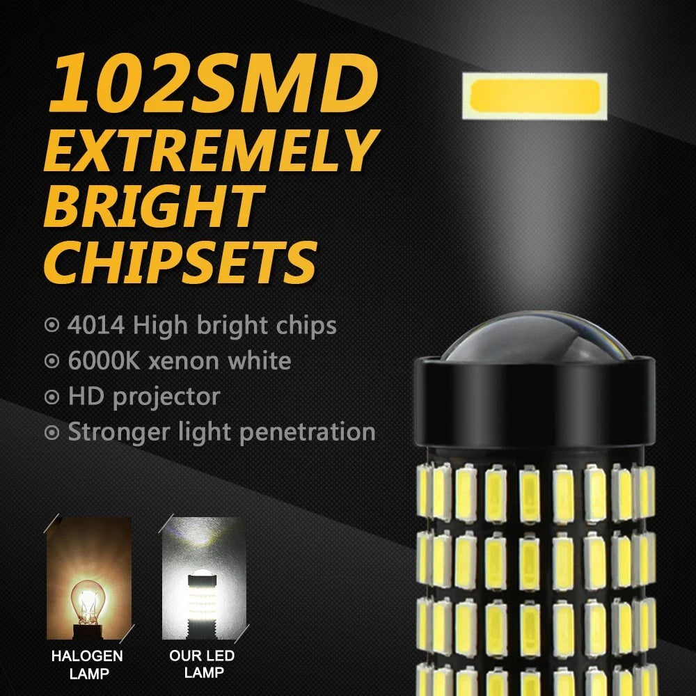 Set of 2 LED Front Turn Signal Blinker Light Bulbs for Make Model (YYYY–YYYY)