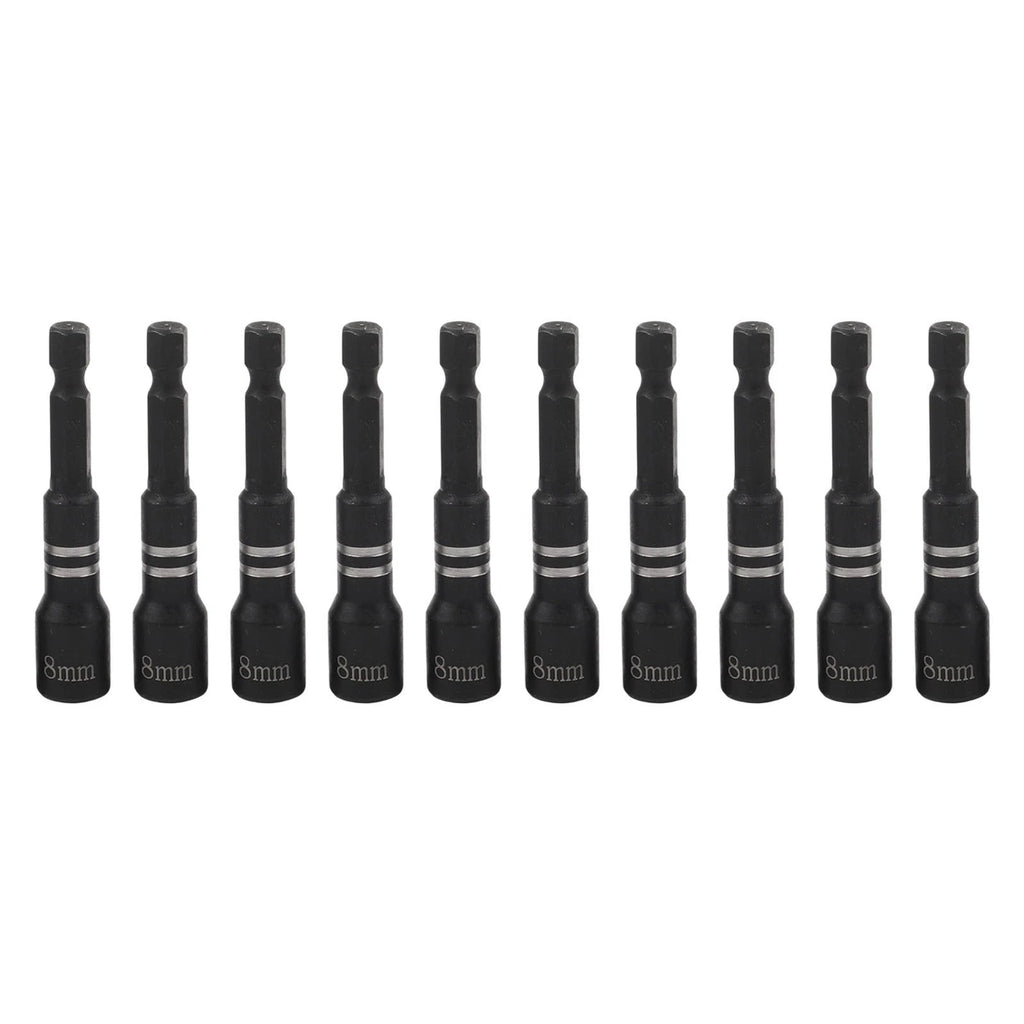 10PCS 8mm Magnetic Hex Socket Adapter for Electric Screwdrivers (2010–2023)