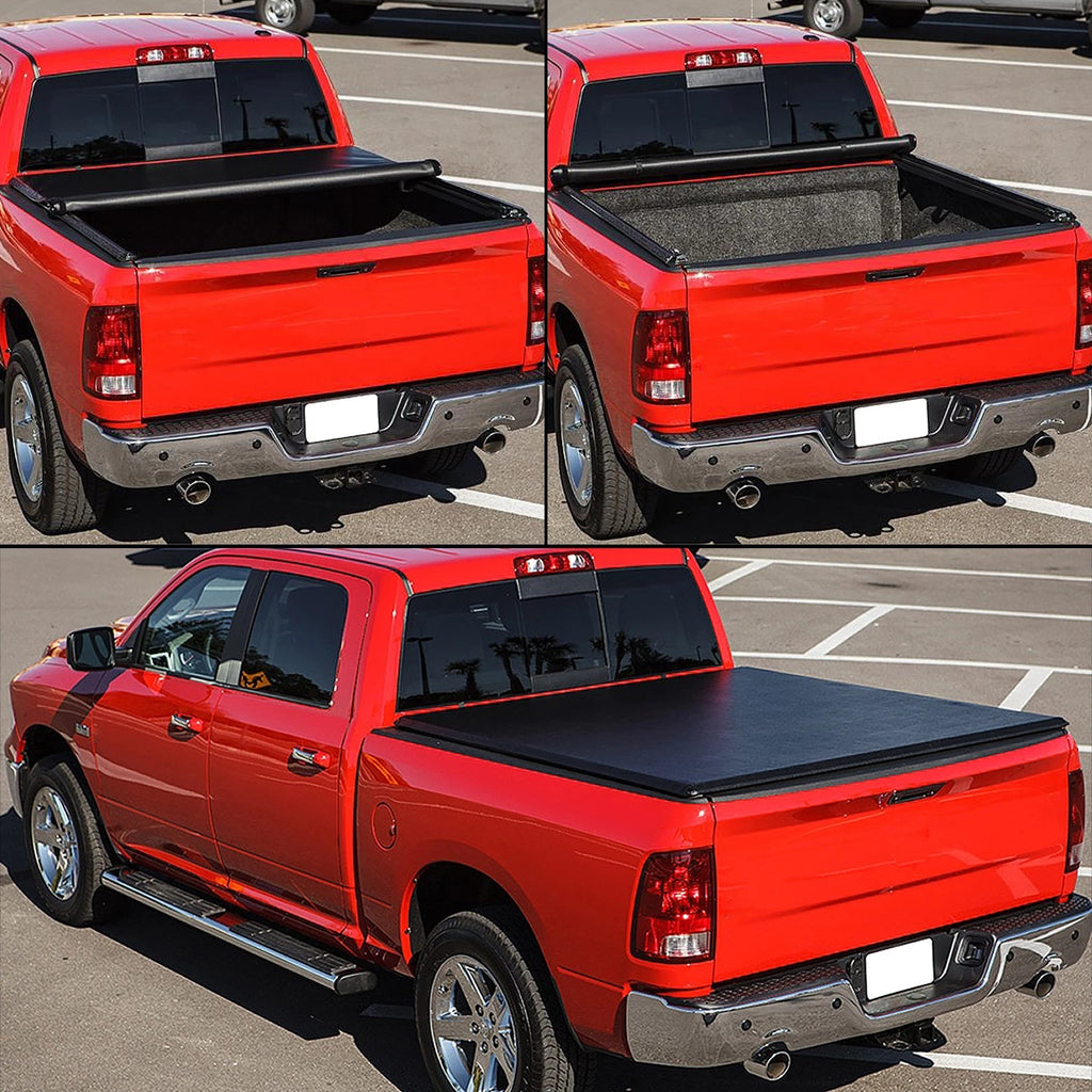 Soft Vinyl Rolling Up Tonneau Cover for Ford Ranger (2019–2023)