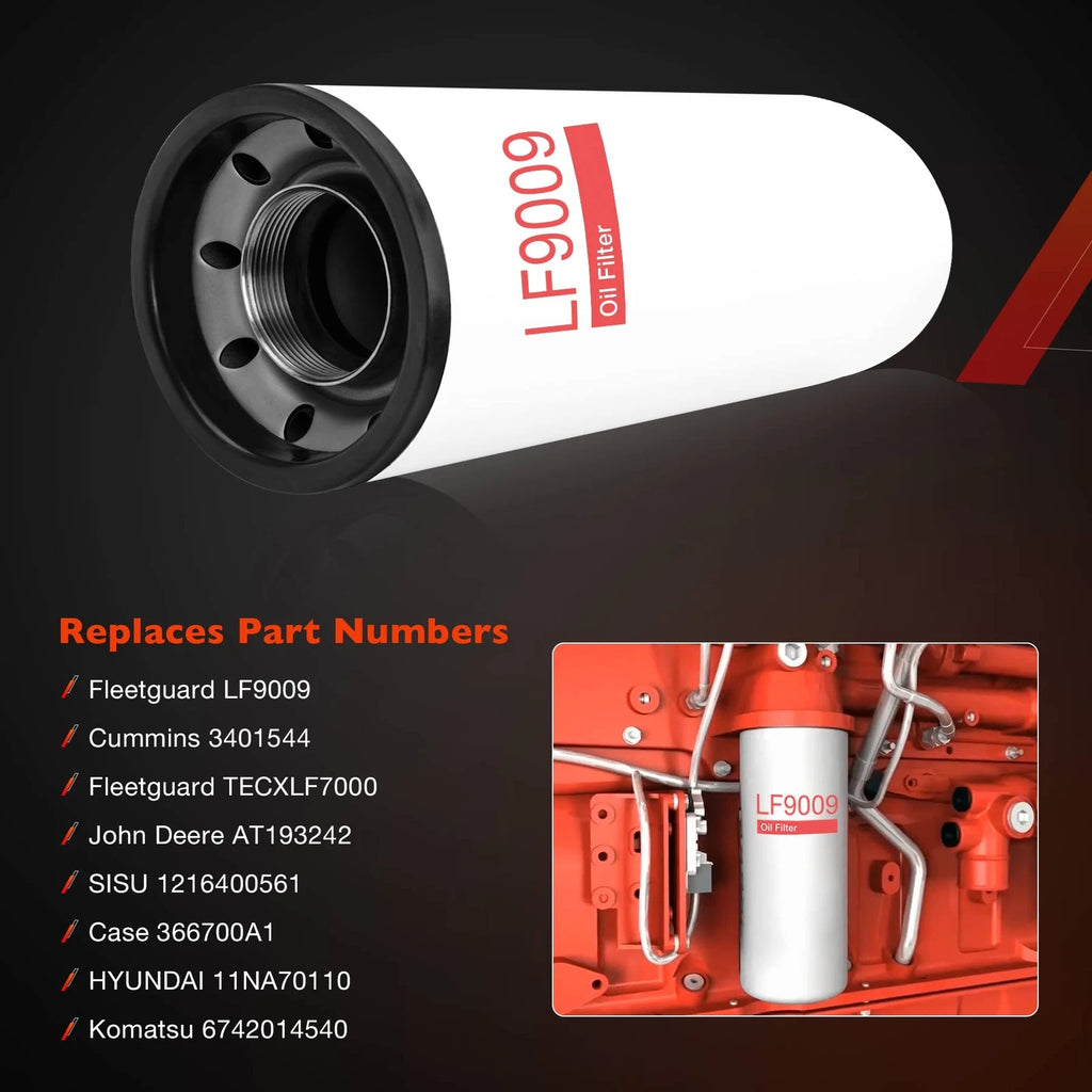 2X Oil Fuel Filter for Cummins ISL ISL9 ISB PX-9