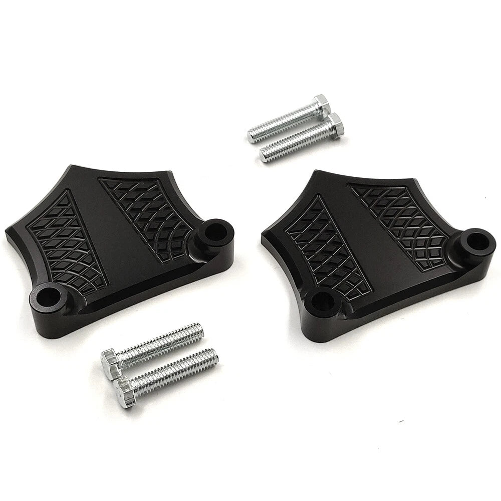 E-O Black Contrast Fender for Harley Baggers (1984–2013) 3/4" Spacer