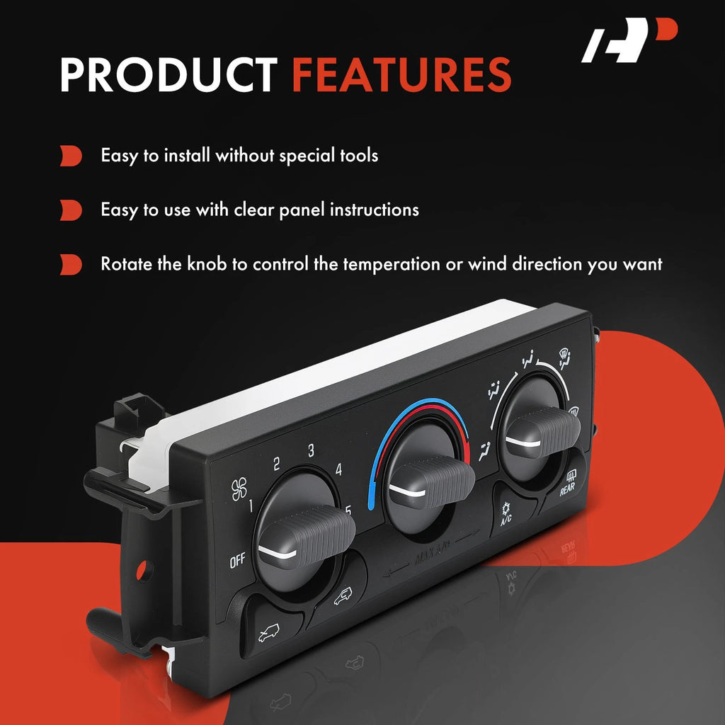 A/C Heater Climate Control Module for Chevy Silverado GMC Sierra 1500 (2007-2013)