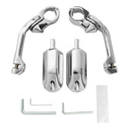 1 1/4" Pegstreamliner Long Angled Highway Engine Guard Footpeg Mount for Harley