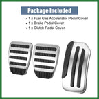 3pcs Accelerator & Brake Pedal Cover Set for Nissan Leaf (2011–2023)