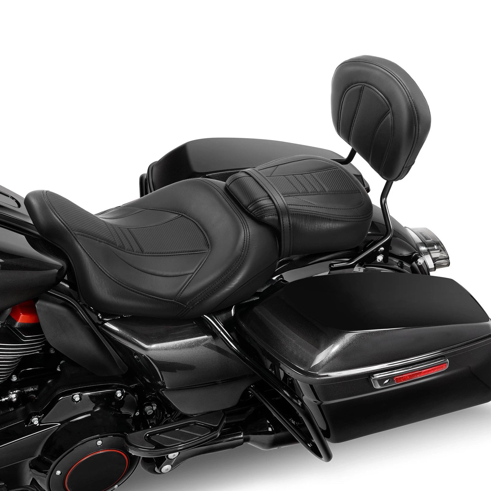 Sissy Bar Backrest Pad for Harley Touring Electra Street Glide (2014–2023)