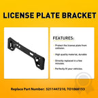 License Plate Bracket for Toyota Prius Prime (2017–2022)