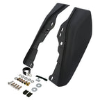 Matte Black Mid-Frame Air Deflectors for Harley Touring Electra Glide (2017–2023)