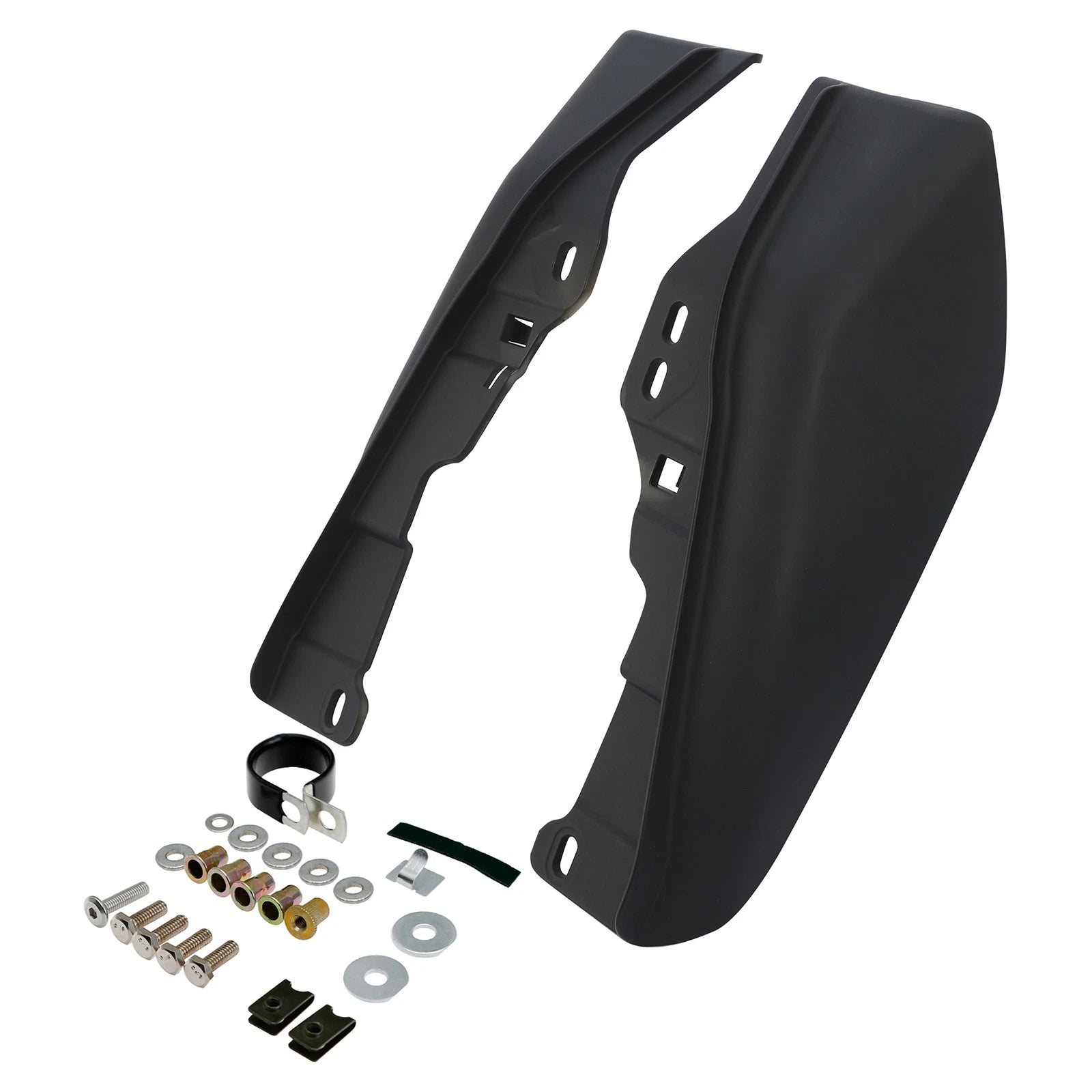 Matte Black Mid-Frame Air Deflectors for Harley Touring Electra Glide (2017–2023)