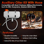 Auxiliary Oiler Kit for Chainsaw Milling Attachment (Fits )