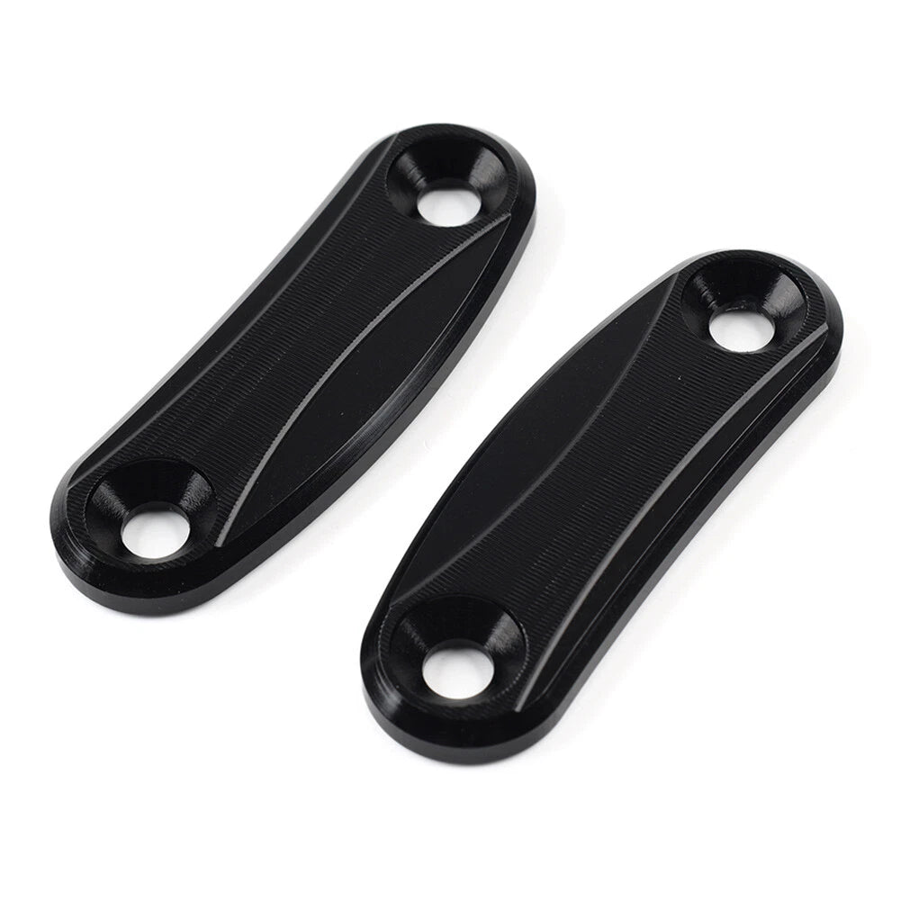 Rearview Mirror Block Off Base Plates Cover for Kawasaki ZX-10R (2011–2015)