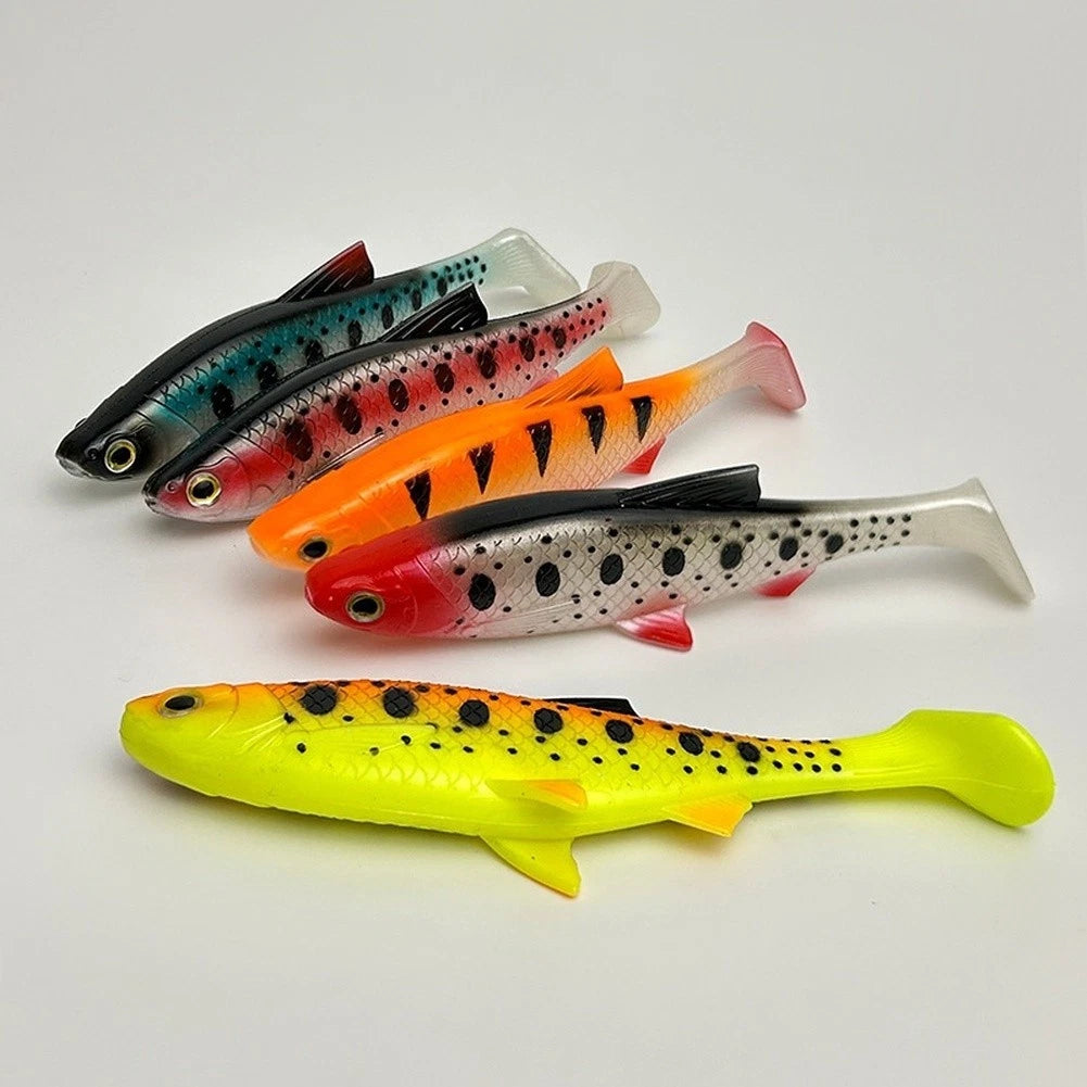 T Tail Soft Fishing Lure 12.5cm 21g for Trout Bass Perch
