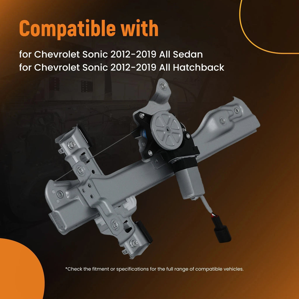 Front Right Power Window Regulator & Motor for Chevrolet Sonic (2012–2019)