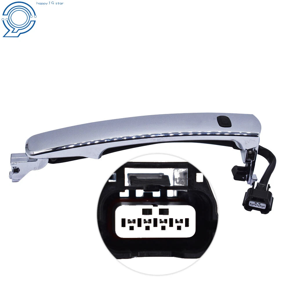 Chrome Door Handle for Nissan Rogue (2010-2013) Front Left Smart Entry