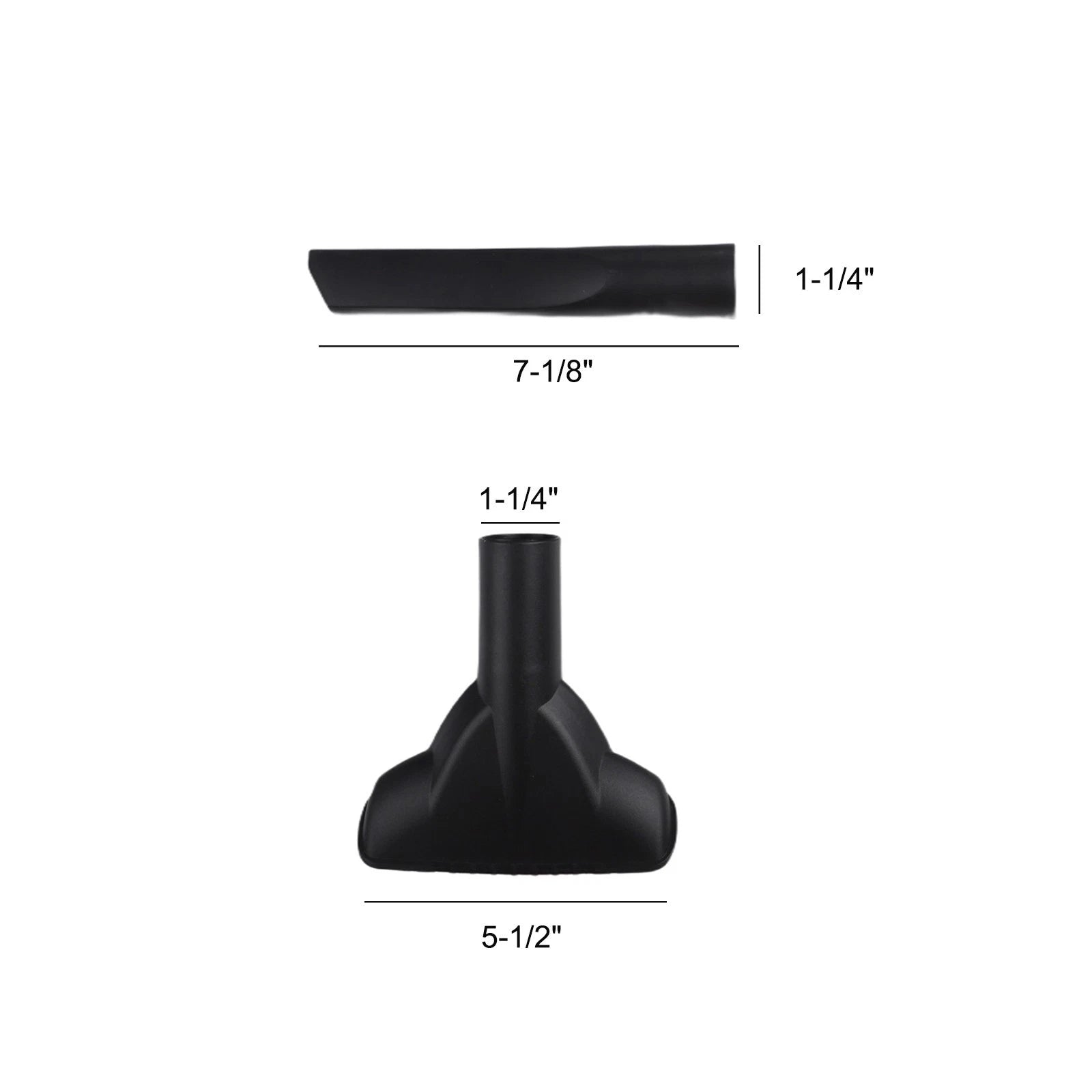 Nozzle Kit for Vacuum (Fits 1.25 Inch Hose, 3 Piece)