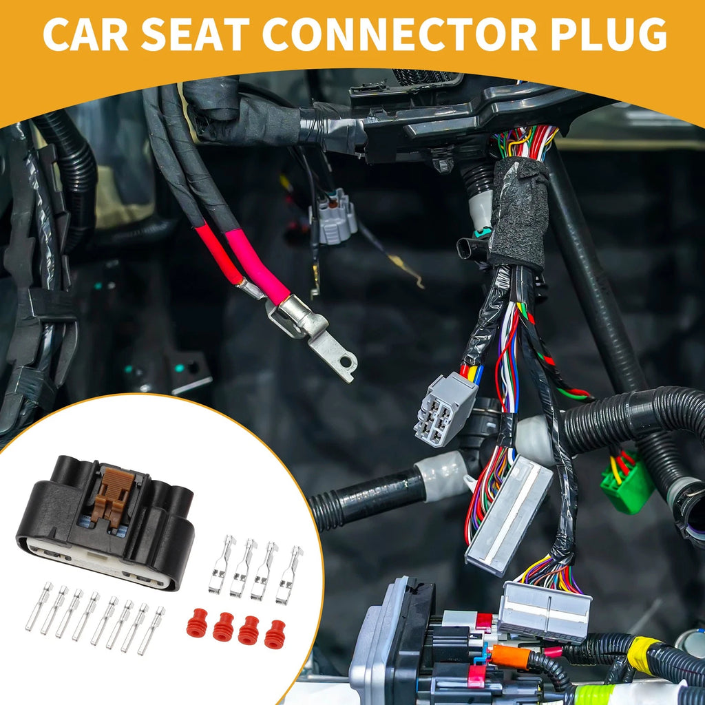 12 Pin Car Seat Connector Plug Female Wire Terminal for Ford 