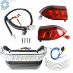 Full LED Headlight Tail Light Kit for Club Car Precedent Golf Cart (2004–2008)