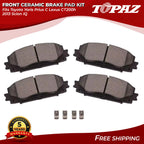 Front Ceramic Brake Pad Kit for Toyota Yaris Prius C Lexus CT200h (2013)