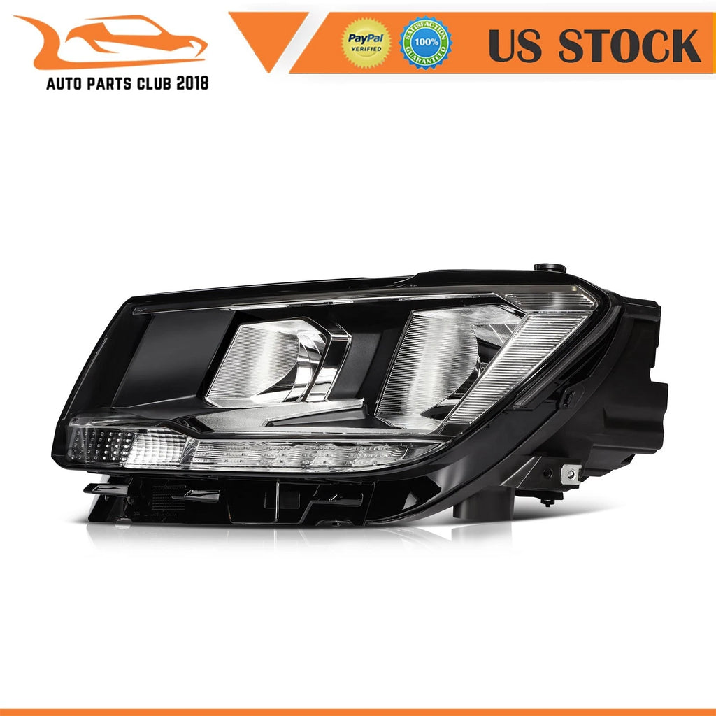 LED DRL Headlight Assembly Driver Side for Volkswagen Tiguan (2018–2021)