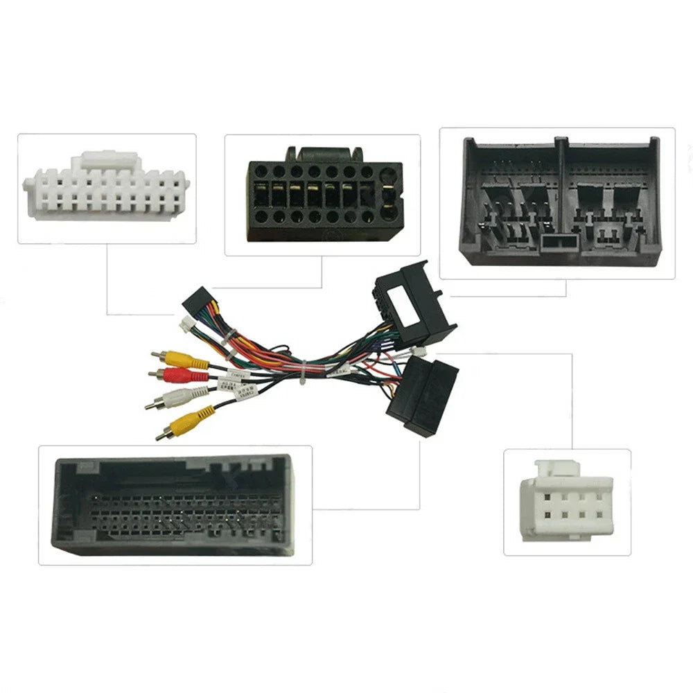 16Pin Power Wiring Harness Cable Adapter w/ Canbus Box for Ford